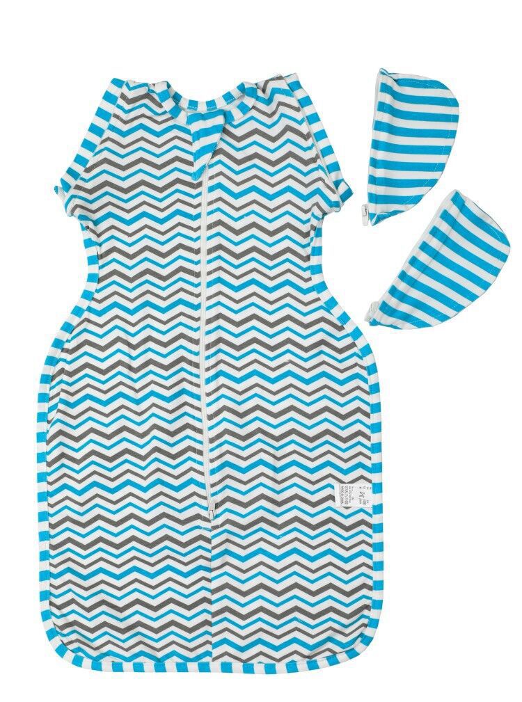 Anti Startle Sleeping Bag Surrender Type Cotton One-Piece Suit With Detachable Sleeves Swaddling Clothes Baby's Crawling Clothes Newborn's Scarf Anti Kick Quilt