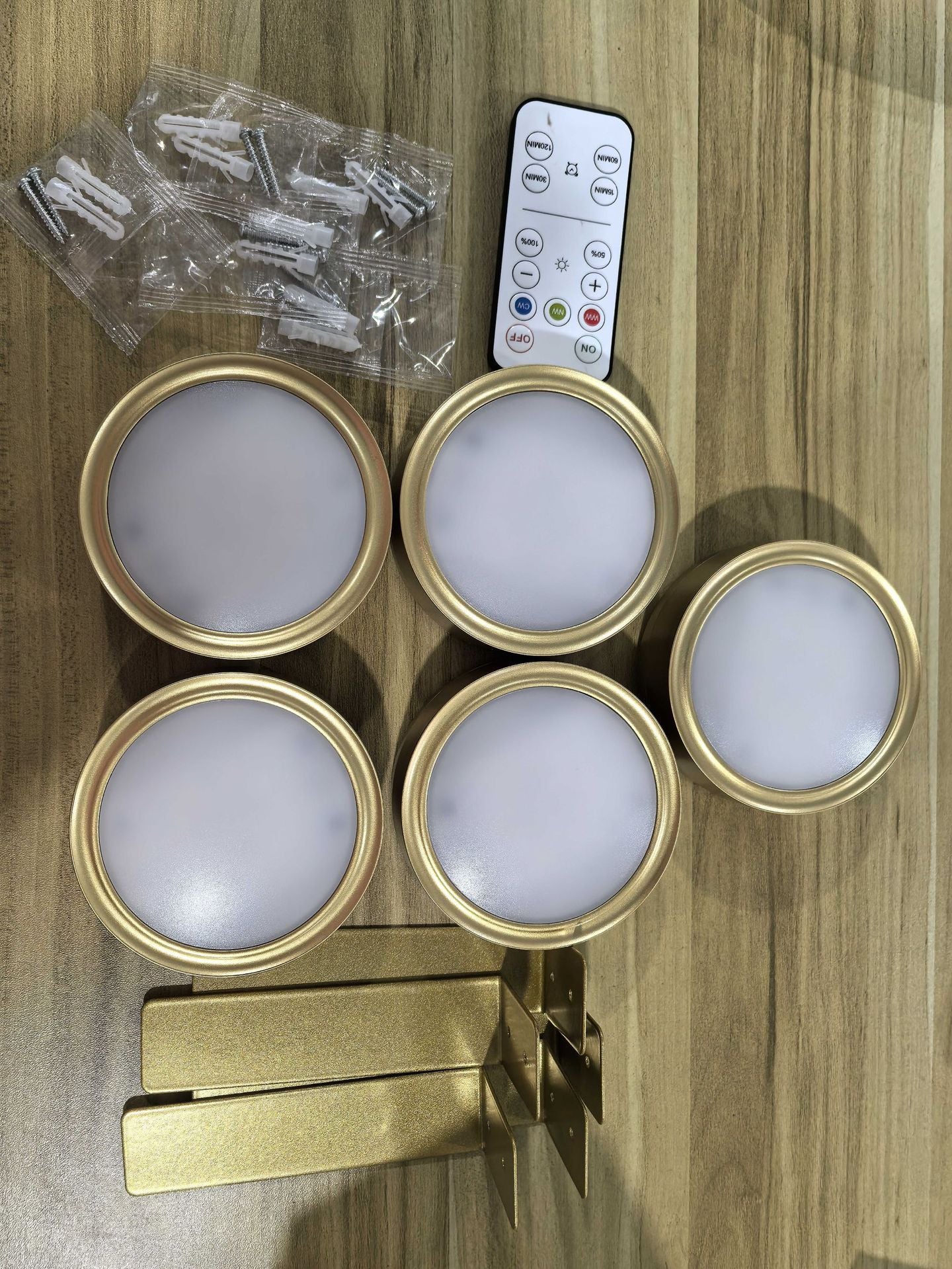 LED Art Display Light Golden Battery Powered