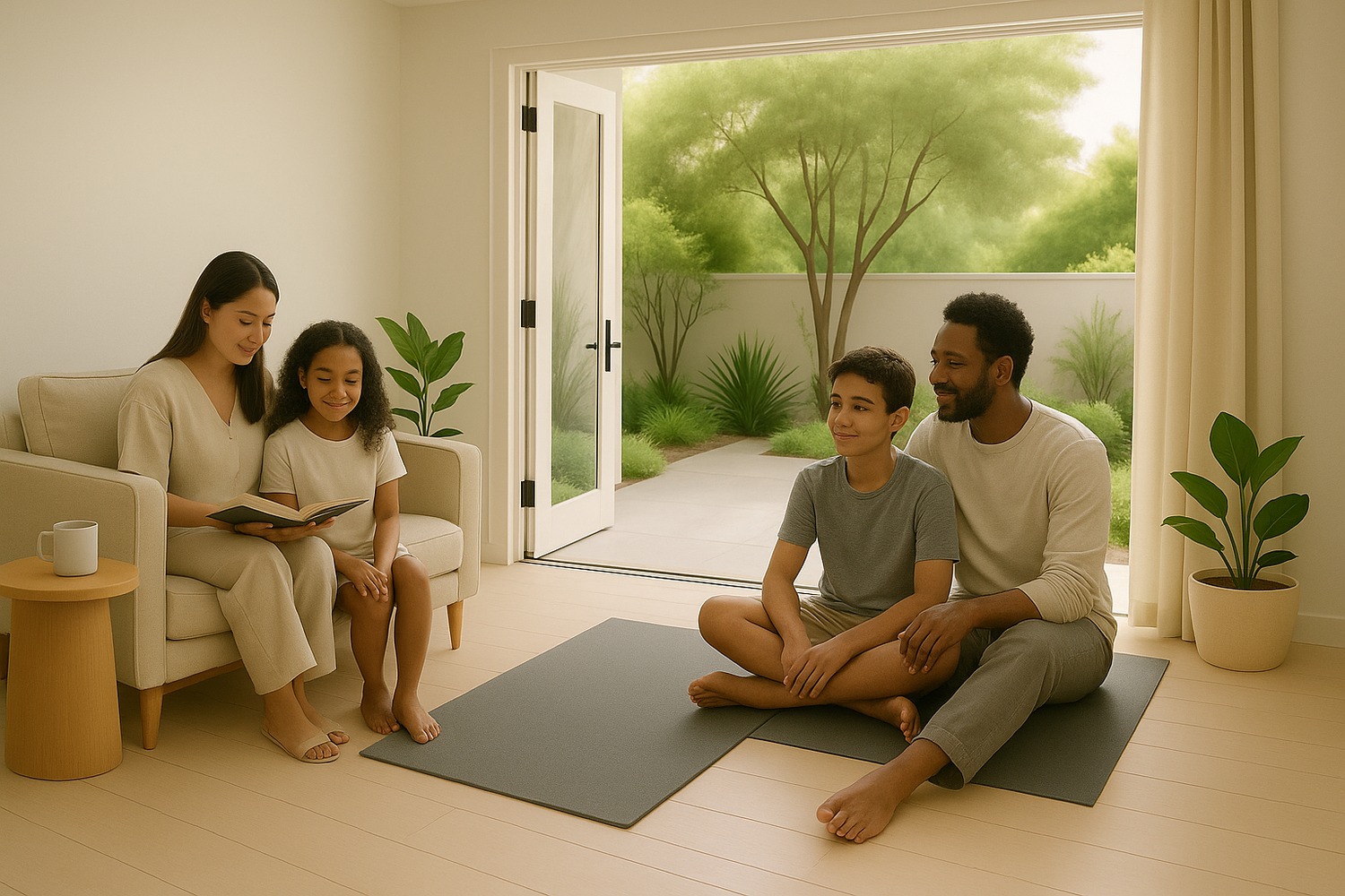 make the family a "blended family"