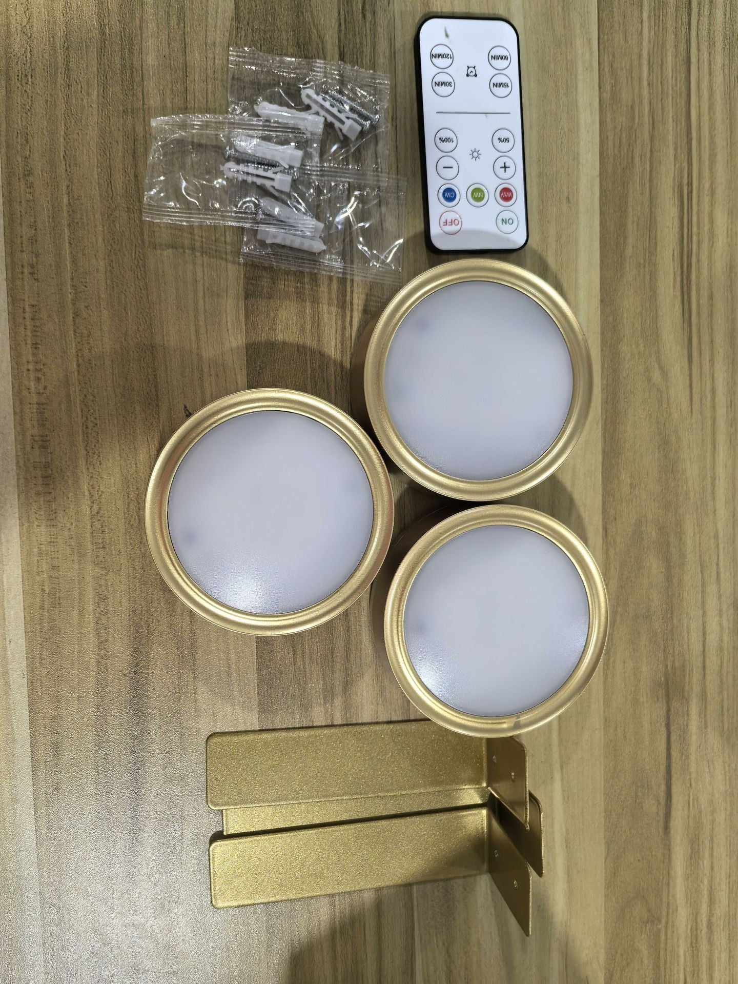 LED Art Display Light Golden Battery Powered