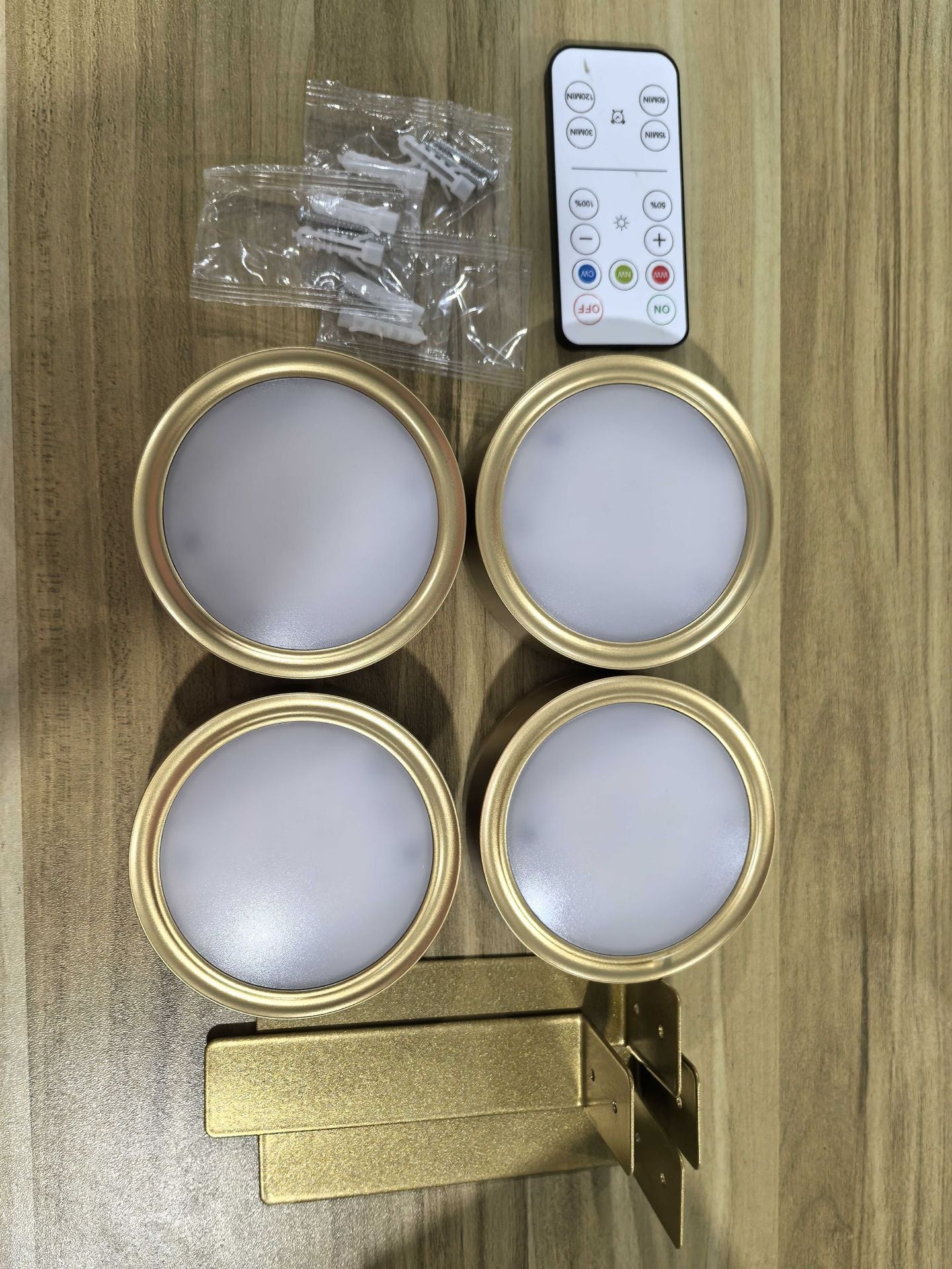 LED Art Display Light Golden Battery Powered