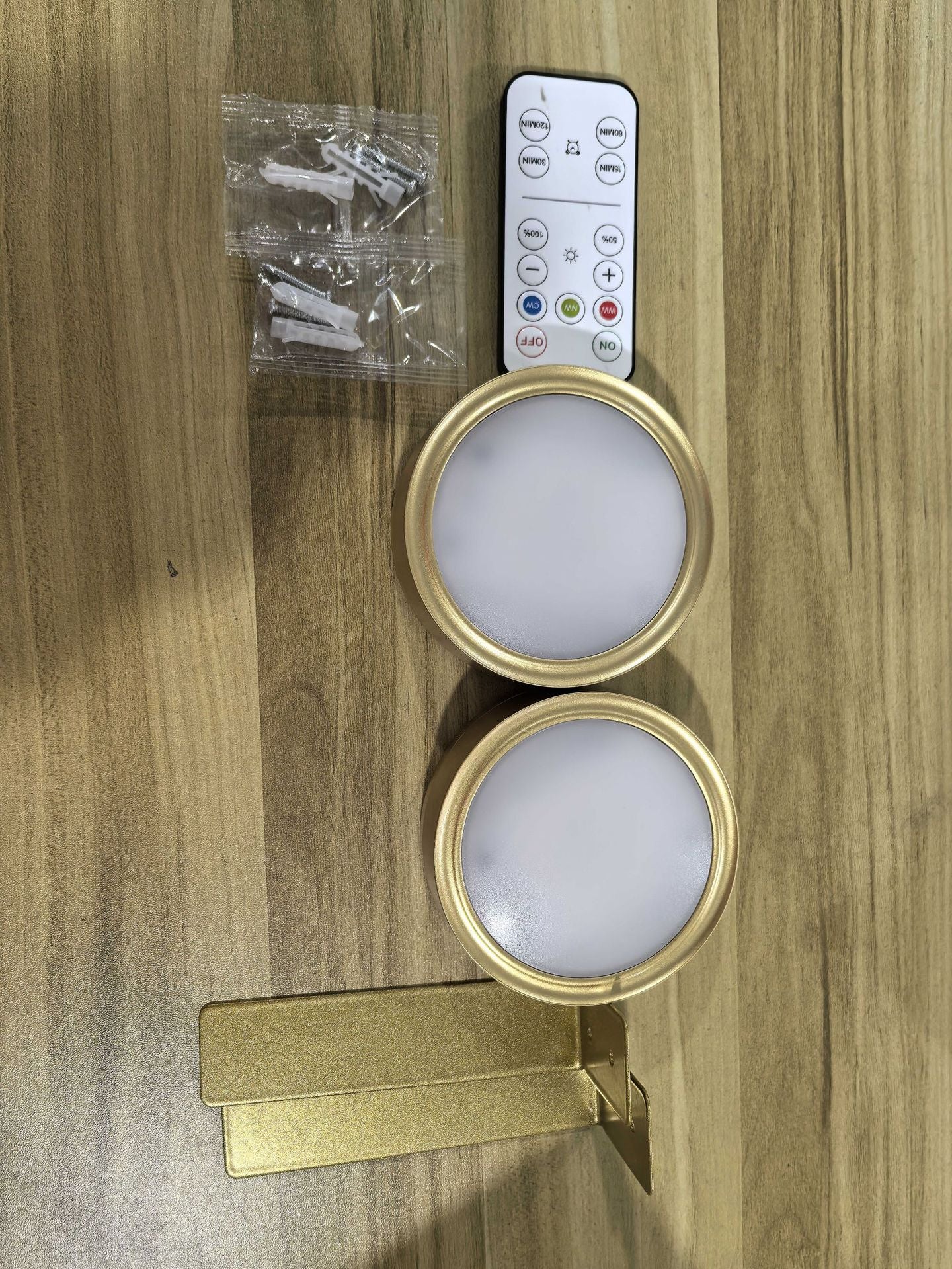 LED Art Display Light Golden Battery Powered