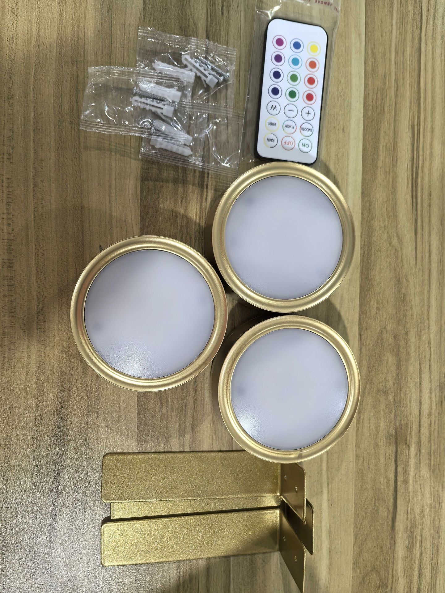 LED Art Display Light Golden Battery Powered