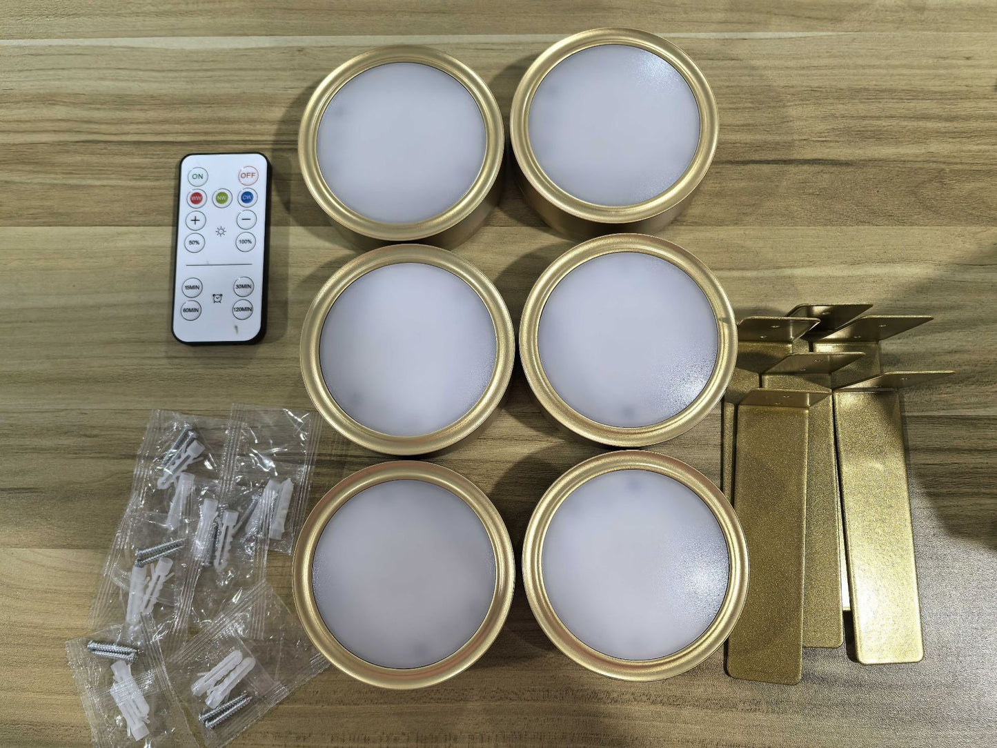 LED Art Display Light Golden Battery Powered