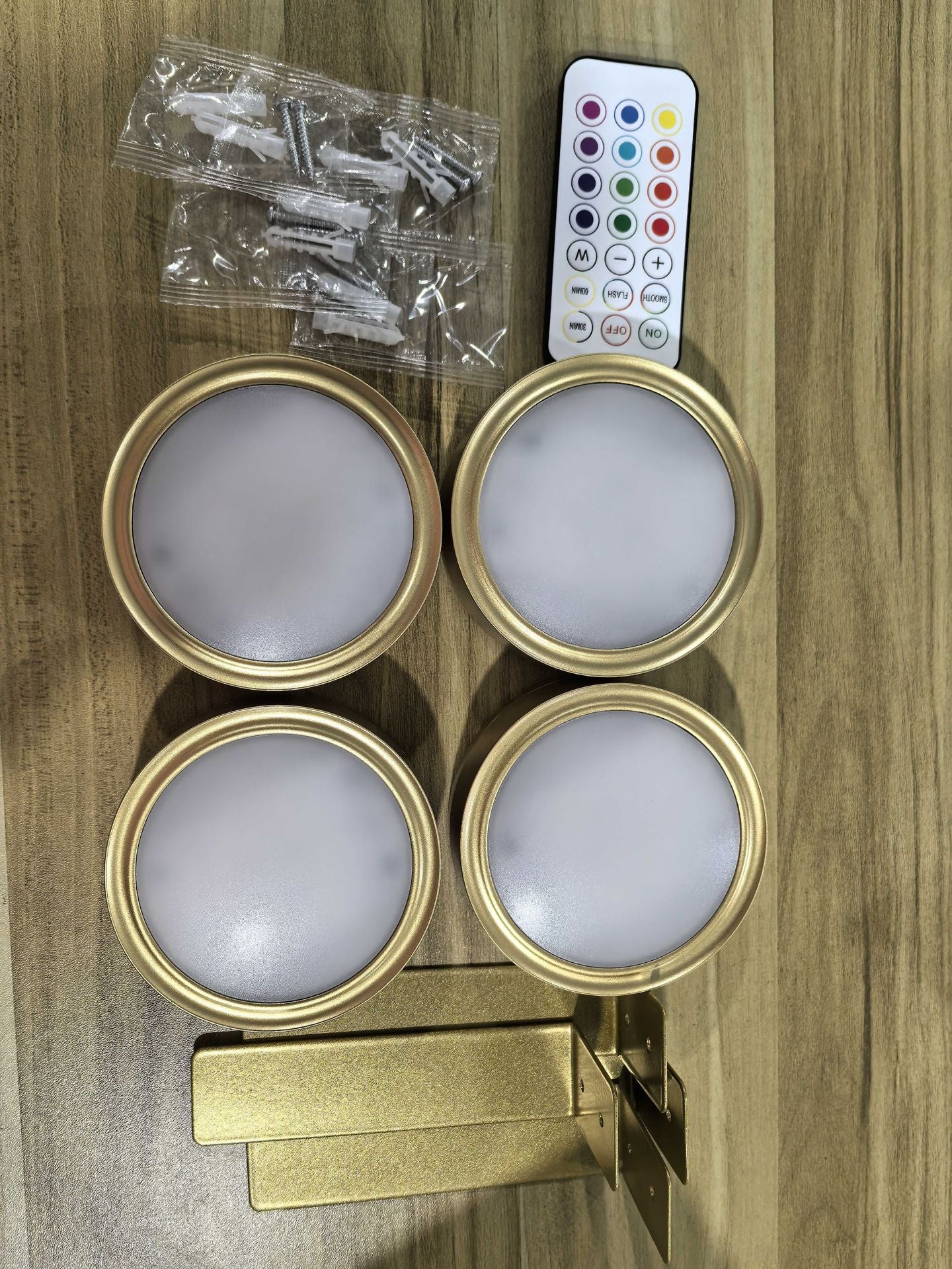 LED Art Display Light Golden Battery Powered